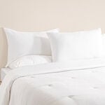 Boutique blanche cotton waffle comforter set 3pcs queen 240*200cm, white image number 0