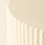 Homez Ceramic Coffee Table 41*41*54Cm, White image number 2