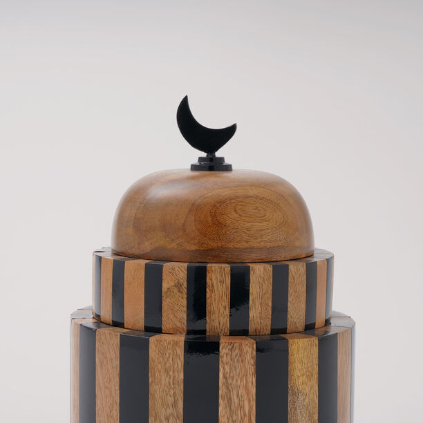 Homez Samrah Collection Decoration Item, Black & Brown, 16*15 Cm image number 2