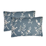 Unique home 6pc cream branches super king cotton comforter set 260*240cm image number 2