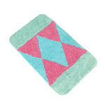 Bath Mat 50X80Cm Cotton Turquoise image number 0