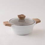 Alberto almuinum 7pcs cookware set, white image number 4