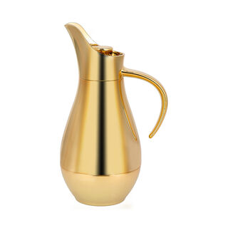 Dallaty greek steel gold vacuum flask 1L