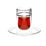 Arabic Tea Cup Set 12Pc Silver image number 1