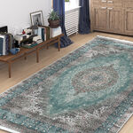 Cottage Silky Carpet Velvet Ice Blue 80X150 image number 1