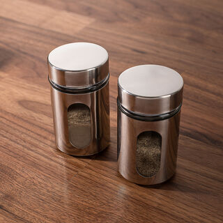 Alberto 2 Pieces Metal Salt And Pepper Set