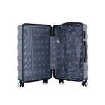 3 Piece Abs Trolley Case Set Horizontal Stripes Light Blue 20/24/28" image number 10