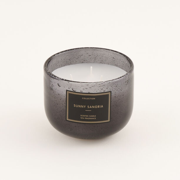 شمعة معطرة بعطرالسانجريا المشمسة في كوب زجاجي 320جم image number 0