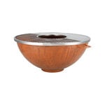 Wooden Texture Firepi Iron Bowl And Stainless Steel Lid image number 3