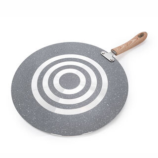 Alberto Non Stick Tawa Pan Forged Aluminum Grey Dia: 32Cm