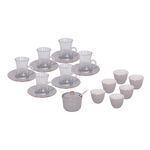 Tea And Arabic Coffee Set 20 Pieces Grey image number 0