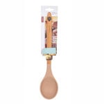Alberto Silicone Cooking Spoon With Wooden Handle Blue image number 3