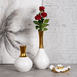 Ceramic Vase Majestic Gold