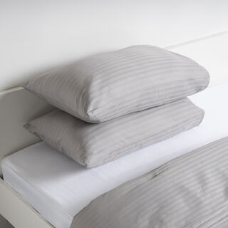 Ambra 3pcs cotton comforter set 160*240 cm, grey