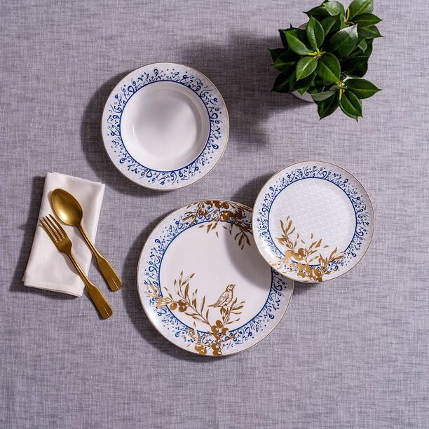 La Mesa blue porcelain 18 pc dinner set image number 0