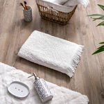 Luxury Jacquard Bath Towel White 100% Cotton 70*140 cm image number 0