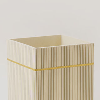 Homez sandstone waste bin, beige 20.3*20.3*25cm