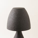 هومز مصباح طاولة من معدن وخشب، أسود 26*26*54سم image number 2