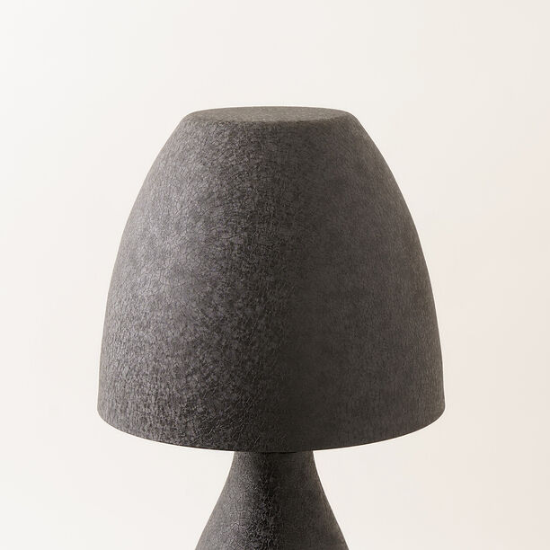 هومز مصباح طاولة من معدن وخشب، أسود 26*26*54سم image number 2