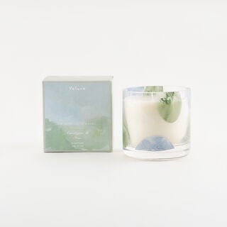 Homez scented candle glass eucalyptus and moss 360 g