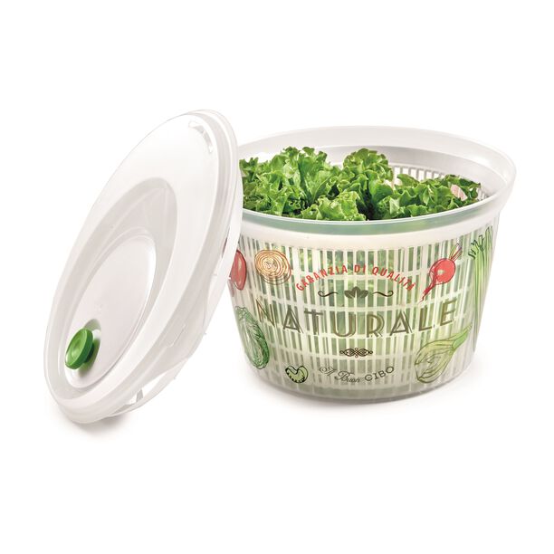 Snips ulaop vintage salad spinner transparent 25*15.5cm image number 4