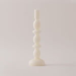 Homez soya wax fade candle, white 9*9*29cm image number 0