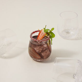 4Pcs Set Tall Tumblers With Ice Dregs Clear
