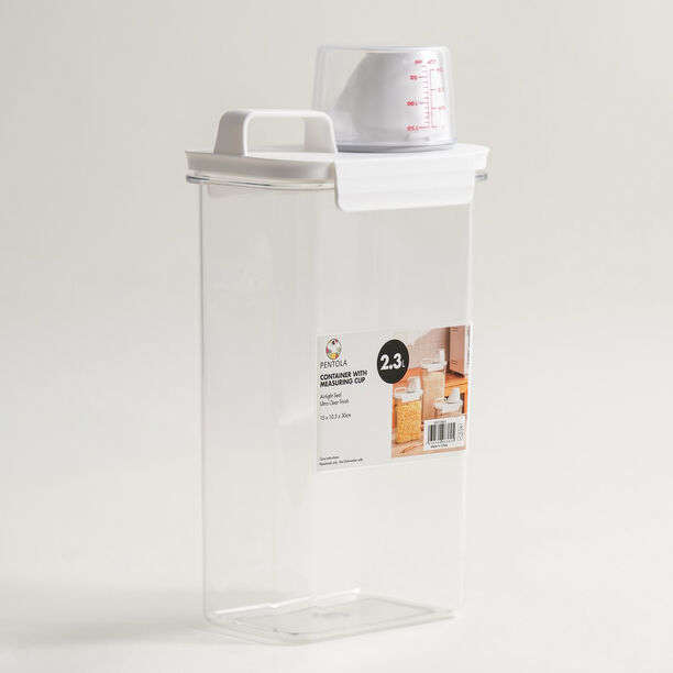 Pentola plastic grains dispenser with spout and cup 2.3L image number 0