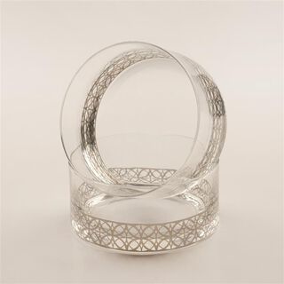 La Mesa Porcelain 18Pcs Dinner Set Kairouan Collection, Silver