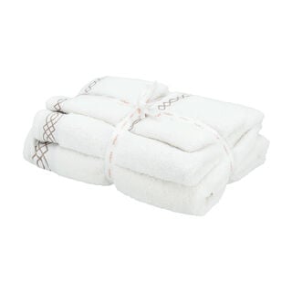4 Pcs Ambra Towel Set