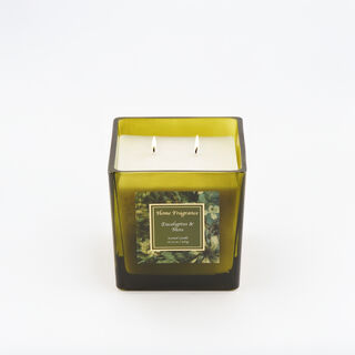 شمعة معطرة في وعاء زجاجي برائحة الأوكالبتوس والطحالب 460 جرام