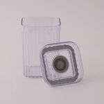 Alberto plastic striped food container 0.95L image number 1