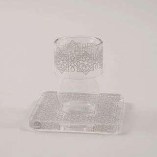 دلتي طقم أكواب شاي أكريليك 12 قطعة