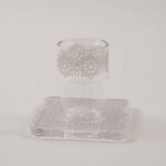 Dallaty 12pcs acrylic tea cup set image number 2