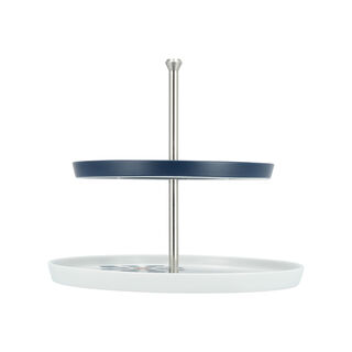 Oumq Stainless Steel 2 Tier Serving Stand