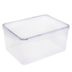 Alberto Plastic Food Saver Rect Shape V:7.8L Blue Lid image number 0