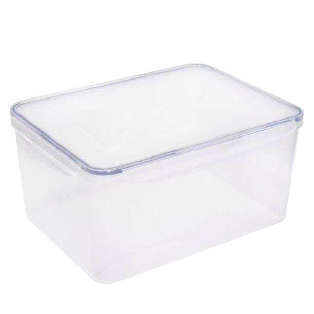 Alberto Plastic Food Saver Rect Shape V:7.8L Blue Lid image number 0