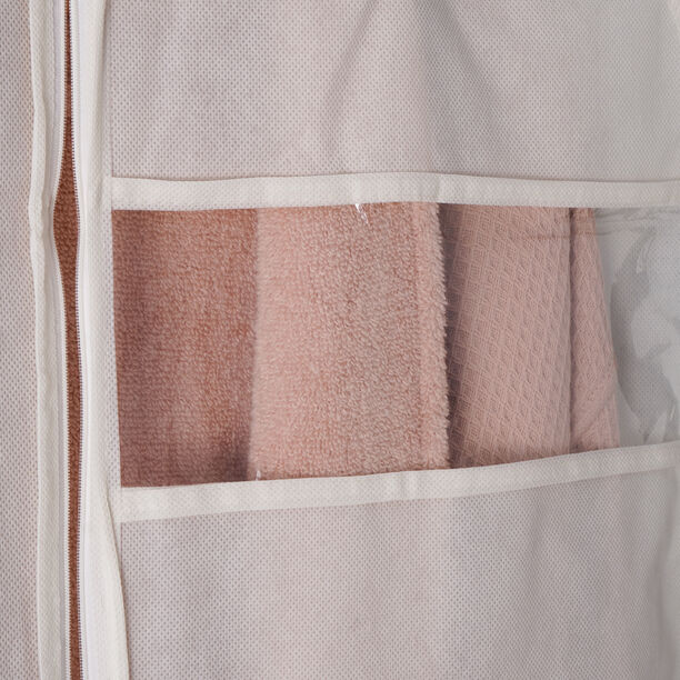 هومز منظم ملابس حقيبة بدلة من البوليستر، بيج 42*29*38 سم image number 4