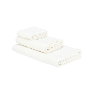 Waffle cotton bath towel, beige 70*140 cm