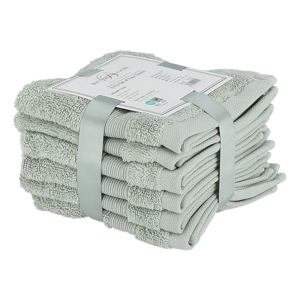 Boutique Blanche 6 Piece Ultra Soft Face Towel Set 33*33 Cm image number 0