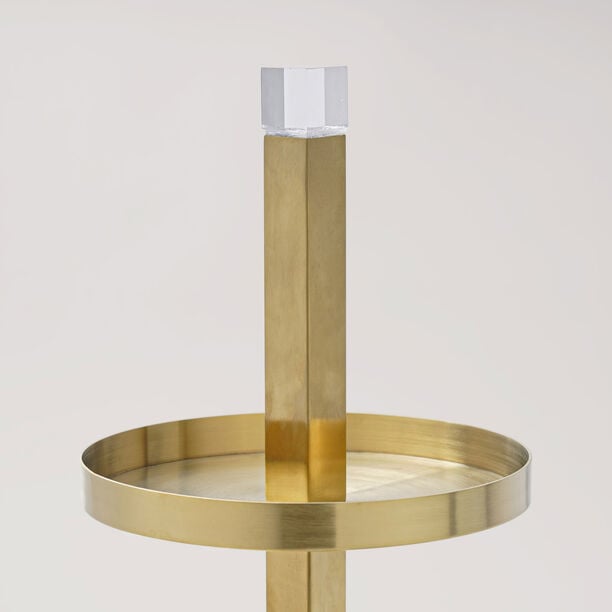 Luster Collection La Mesa Two Tier Stand, Gold, 30 cm image number 1