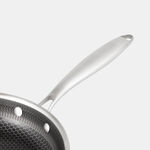 Alberto Stainless Steel Frypan With Lid 28 Cm image number 3