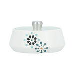 Dallaty white porcelain date bowl with lid 15.5*15.5*10 cm image number 1
