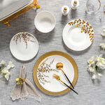 La Mesa Gold Leaf 16 Pieces Dinner Set image number 0