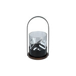 Salam Metal and Glass Candle Holder Dia16 *Ht: 30 Cm image number 1