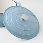 Alberto enameled cast iron dutch oven 6L, blue image number 3