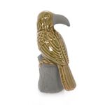 Ceramic Replica Parrot Olive Green  image number 1