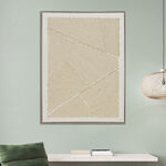 Homez square design canvas wall art in a wooden frame 60* 80*3.2cm image number 1