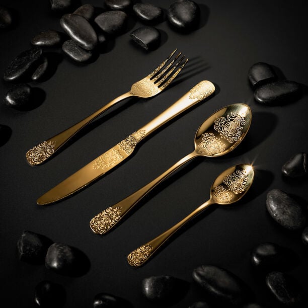 16 Pcs Cutlery Set Royal Gold image number 0