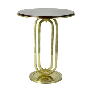 Side Table Aluminum/Wood